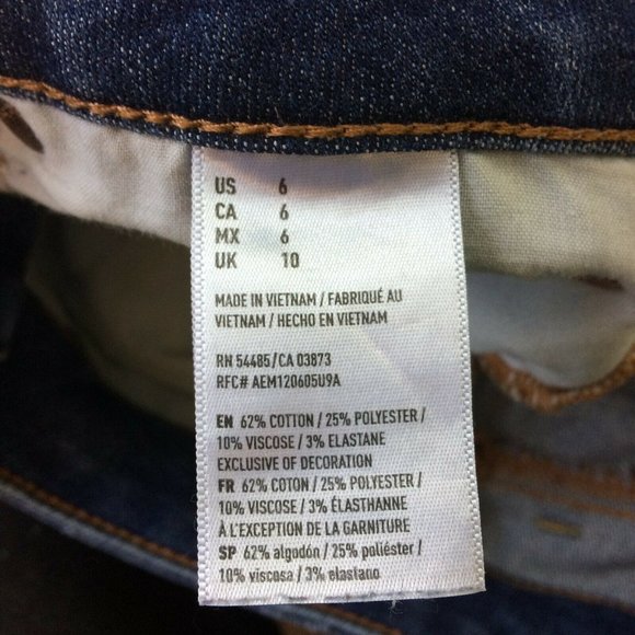 American Eagle Womens Denim Jean Skirt Size 6 Hi-Rise Mini Next Level Stretch - Picture 9 of 9